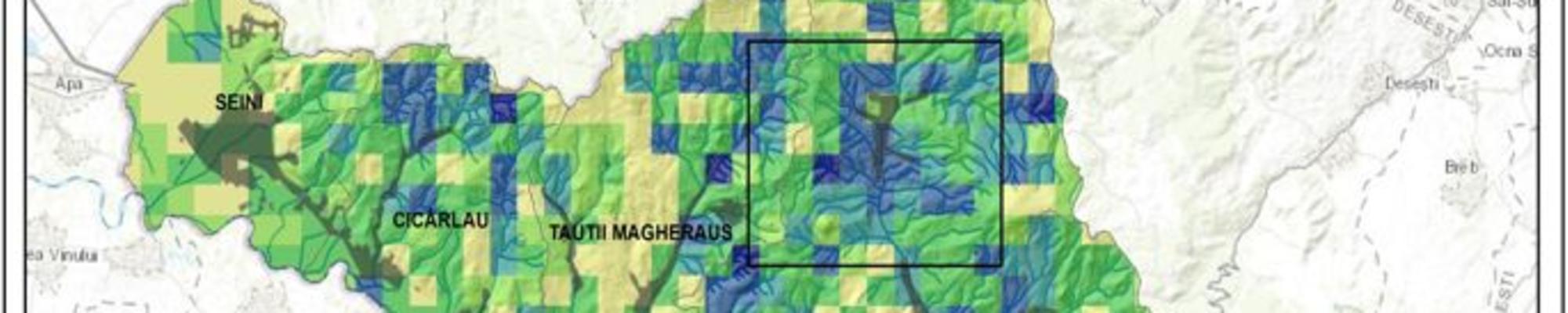 Map of affected area