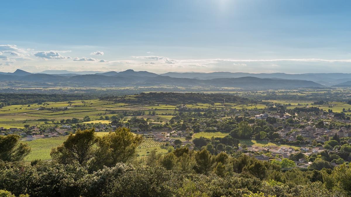 Paysage valle et montagnes